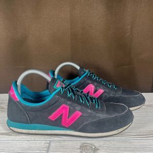 New Balance 410 Black Pink Womens Running Shoe Athletic Sneaker Size 9 Wide